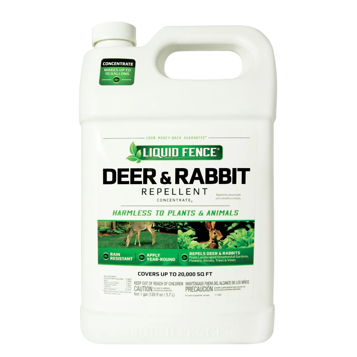Liquid Fence Deer & Rabbit Repellent Concentrate - Image 3