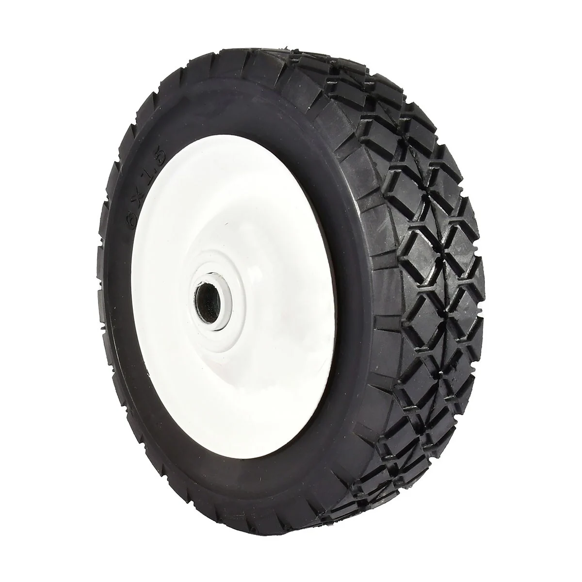 Maxpower x 1.Offset Steel Lawn Mower Wheel with Diamond Tread - Image 3