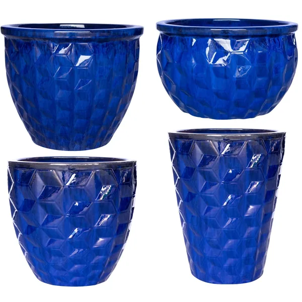 MCarr 26pc Hexagonal Planter Pallet Admiral Blue