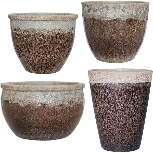 MCarr 26pc Mixed Planter Pallet Volcanic Falling Brown