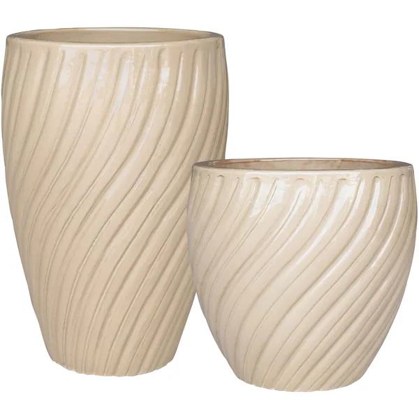 MCarr 35pc Lined Planter Pallet Yellow Cream