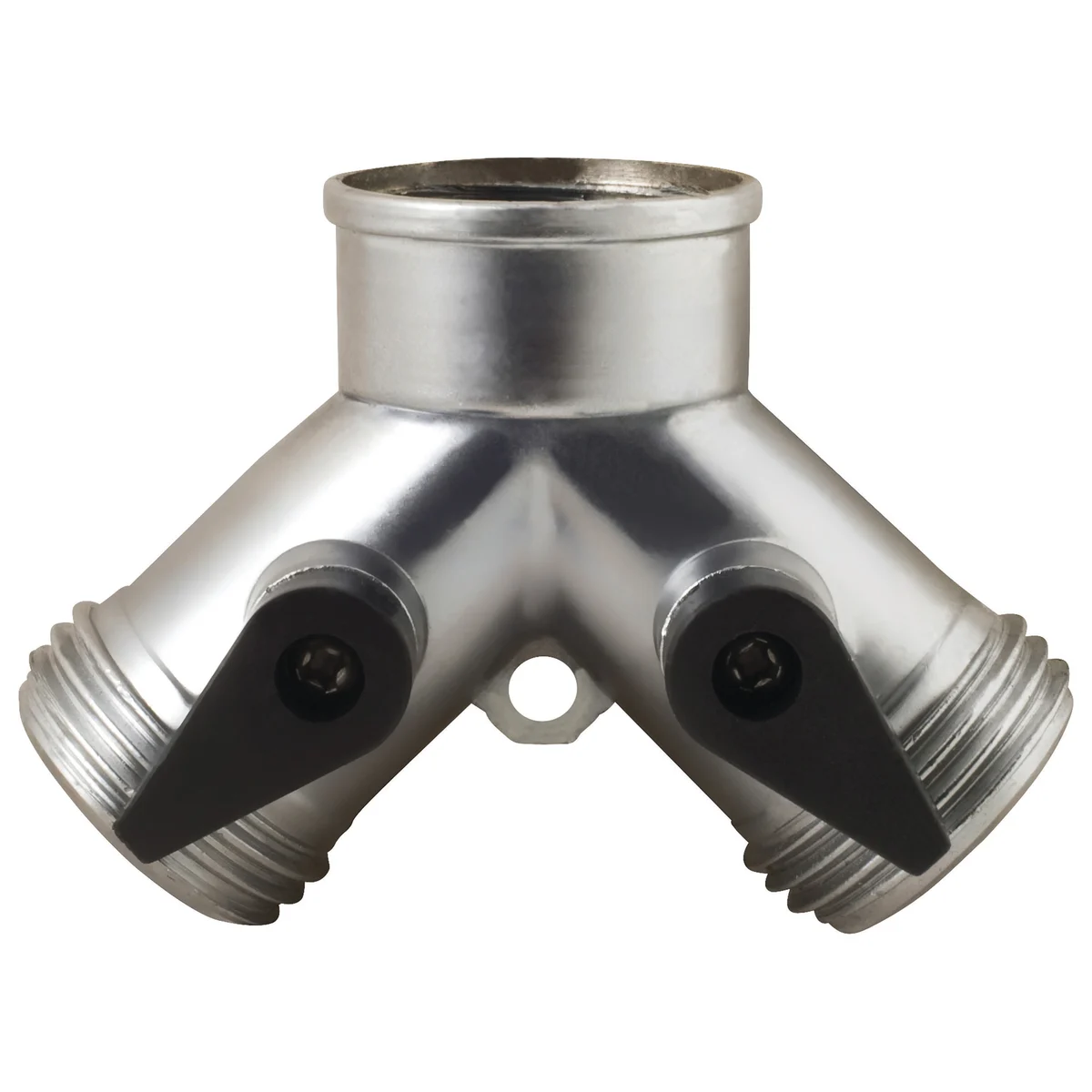 Melnor 2 Way Metal Hose Connector W/ Shut Off Valves - Image 2
