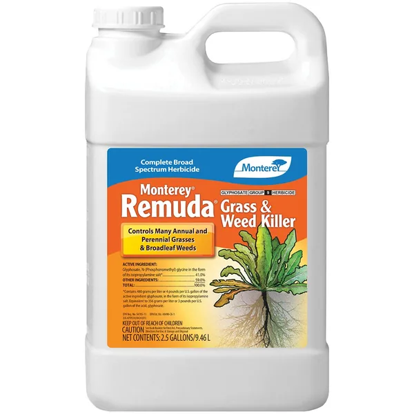 Monterey 2.5Gallon Remuda Grass and Weed Killer 41% Glyphosate