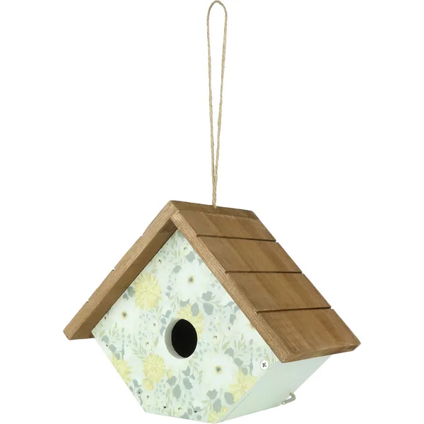 Natures Way Decorative Wren House Blooming Nest