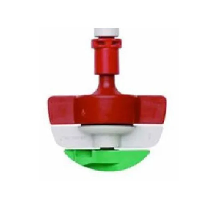 Netafim SpinNet Sprinkler Head with Check Valve, Red Mist, Red Body, Green Spinn