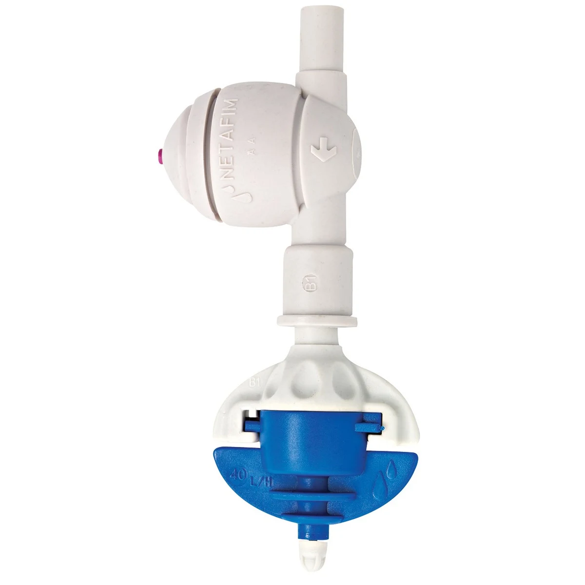 Netafim VibroNet Sprinkler, Blue Nozzle with Check Valve 10.6GPH (25pcs/Bag)