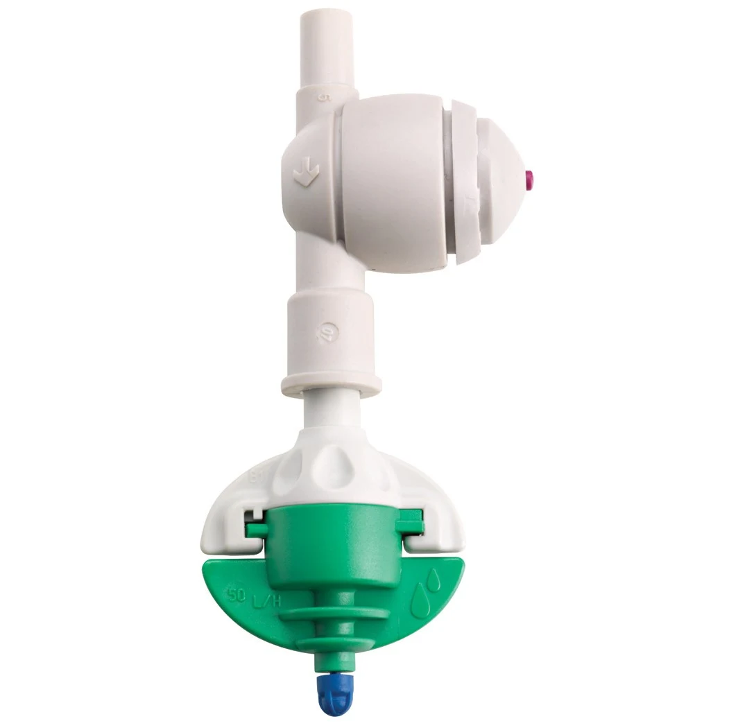 Netafim VibroNet Sprinkler, Green Nozzle with Check Valve 12.6GPH (25pcs/Bag)