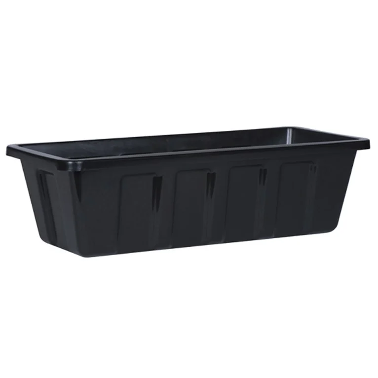 Novelty Polypro Flower Box Planter Black - Image 2