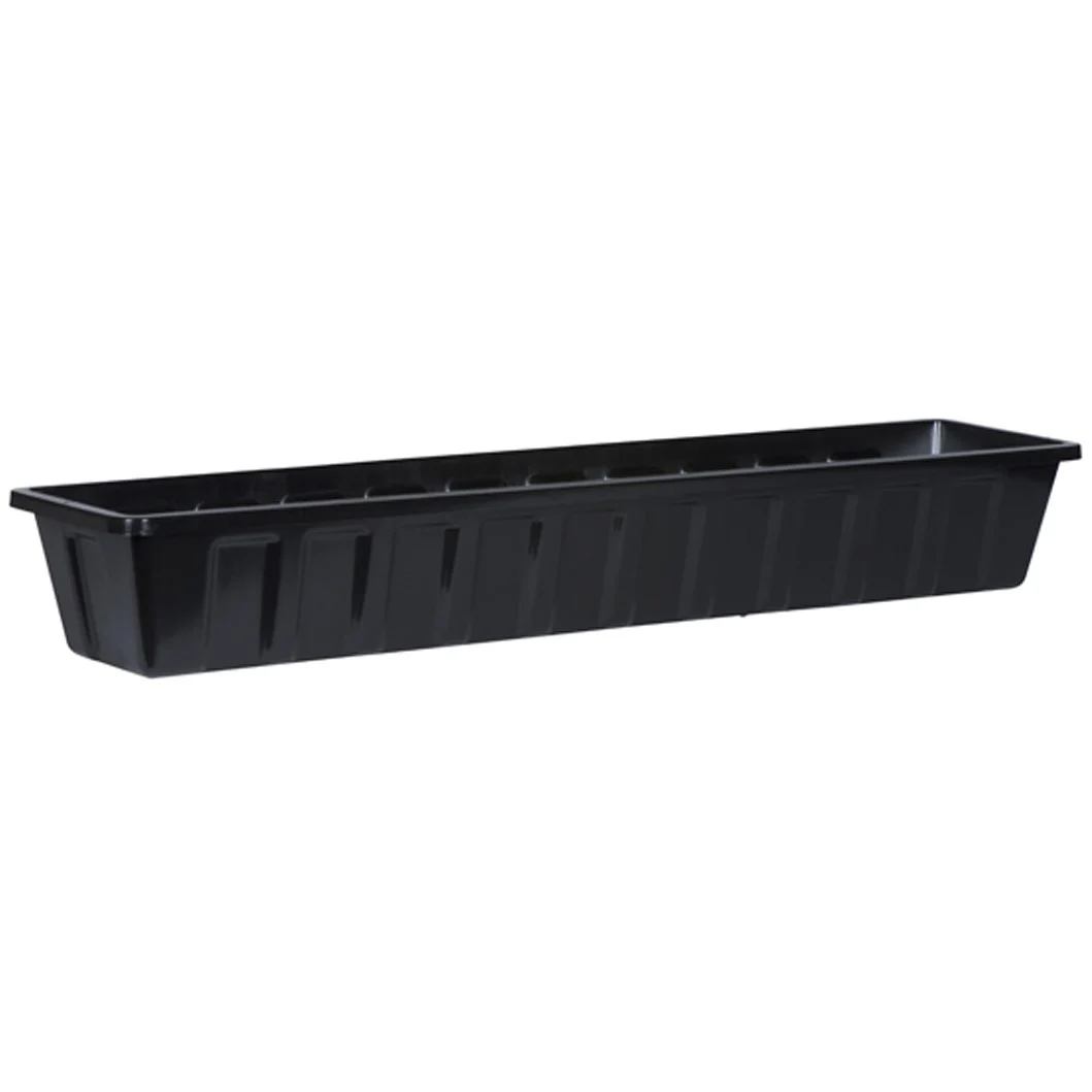 Novelty Polypro Flower Box Planter Black - Image 5
