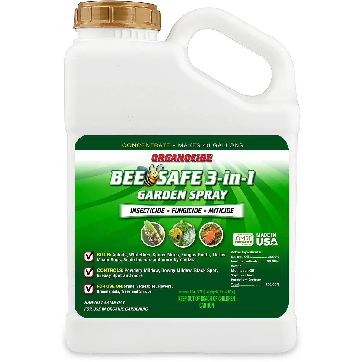 Organocide Bee Safe 3-in-1 Garden Spray Concentrate - Image 4