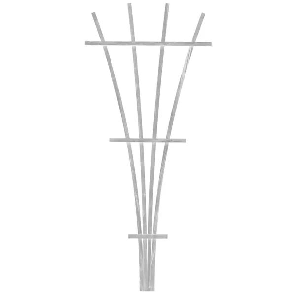 Panacea 48" White Wood Fan Trellis