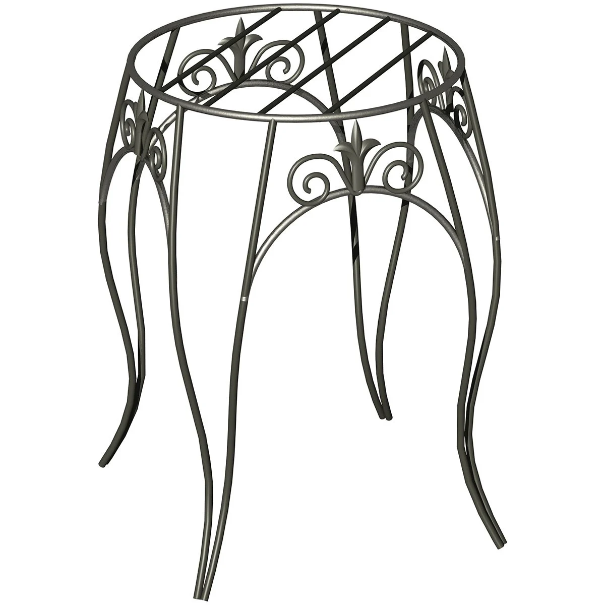 Panacea Plant Stand With Finial Black - Image 2