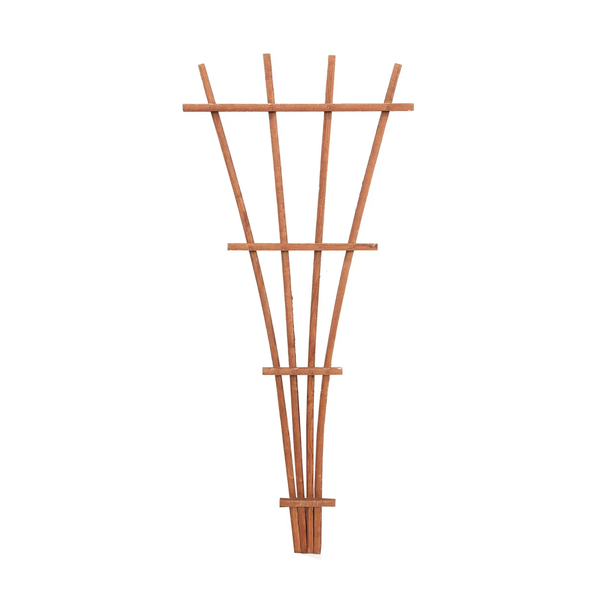 Panacea Wood Fan Trellis Brown - Image 3