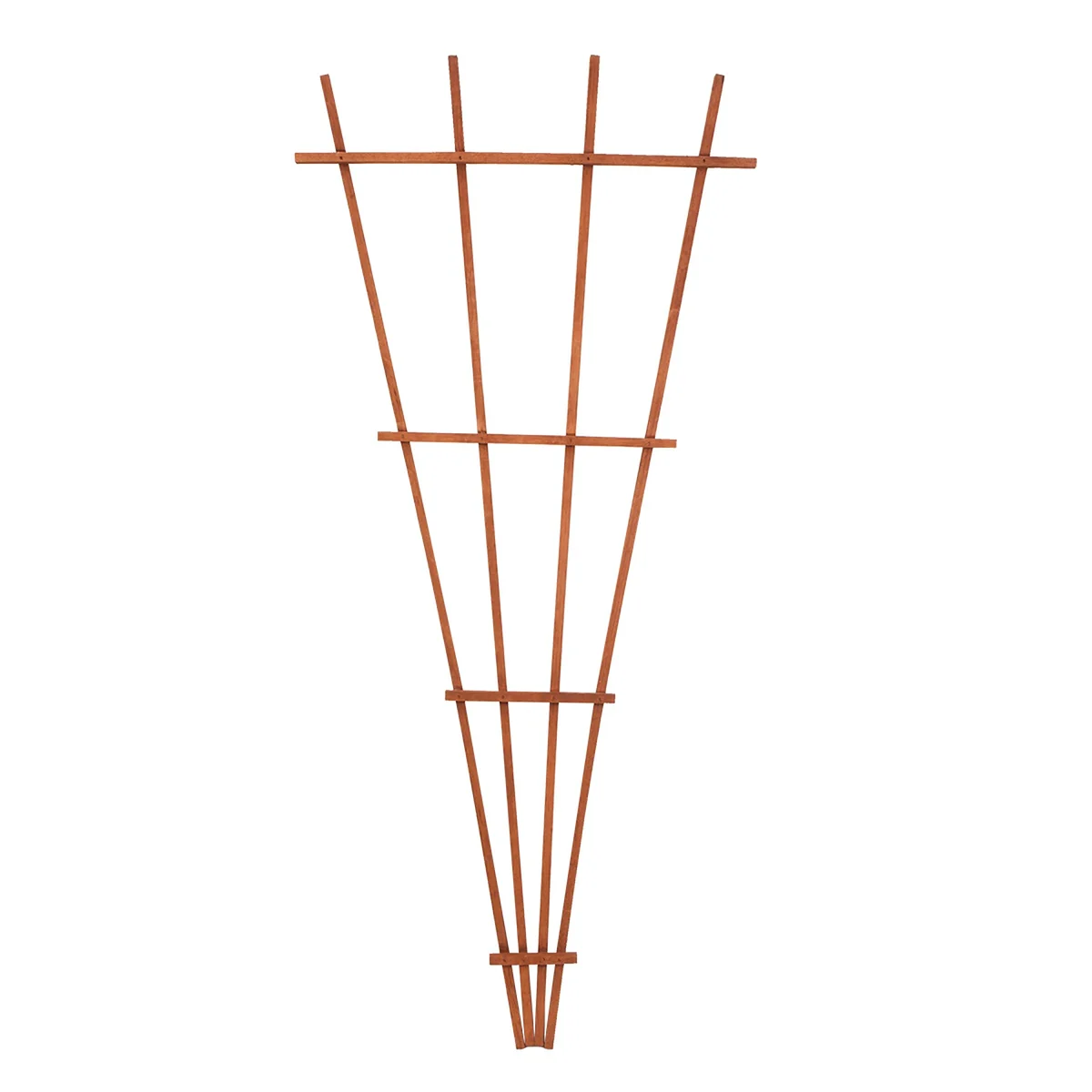 Panacea Wood Fan Trellis Brown - Image 2
