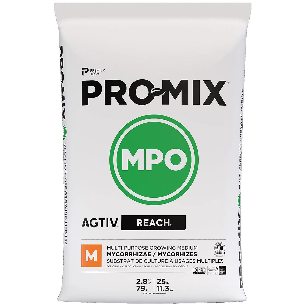 Premier Horticulture Pro-Mix MPO ORGANIK AGTIV REACH (MYCO) OMRI - Image 2