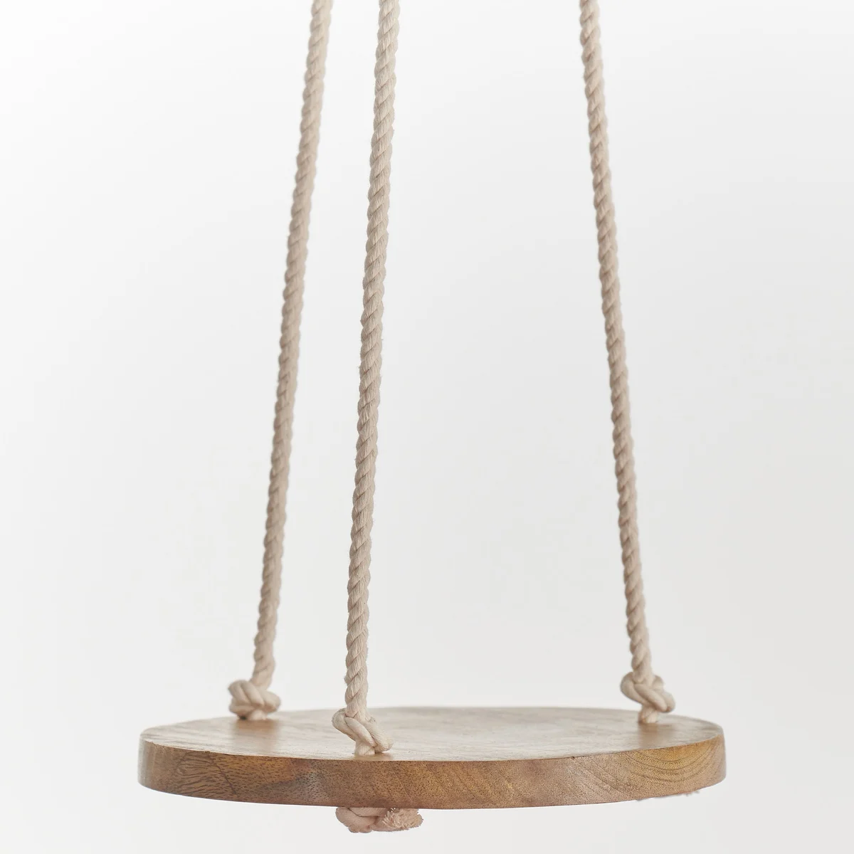 Primitive Hanging Wooden Round Cotton - Image 4