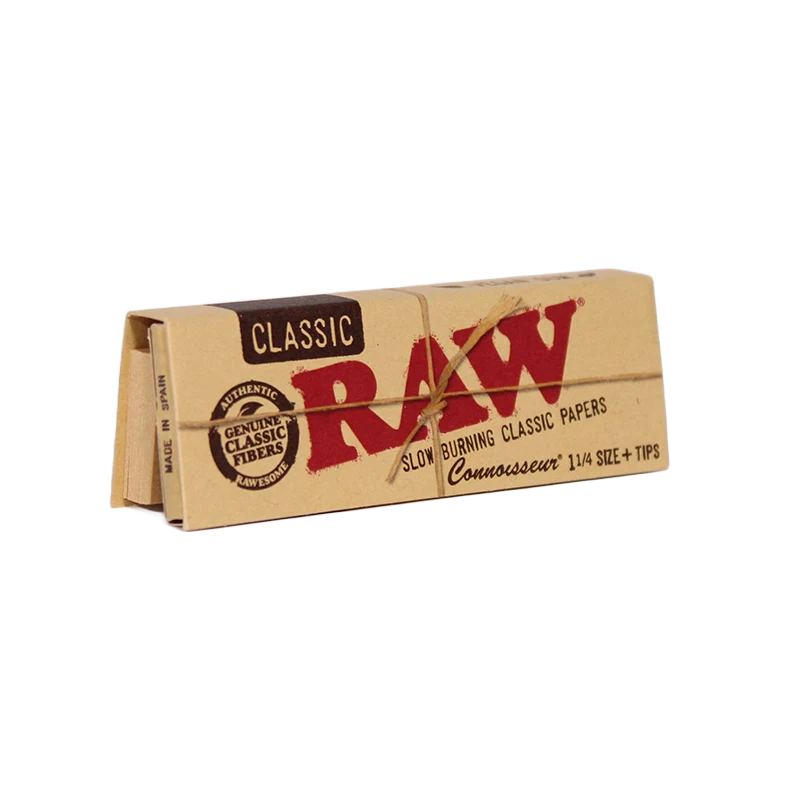 RAW Classic Connoisseur Papers 1-1/4'' 32 Leaves/Pack