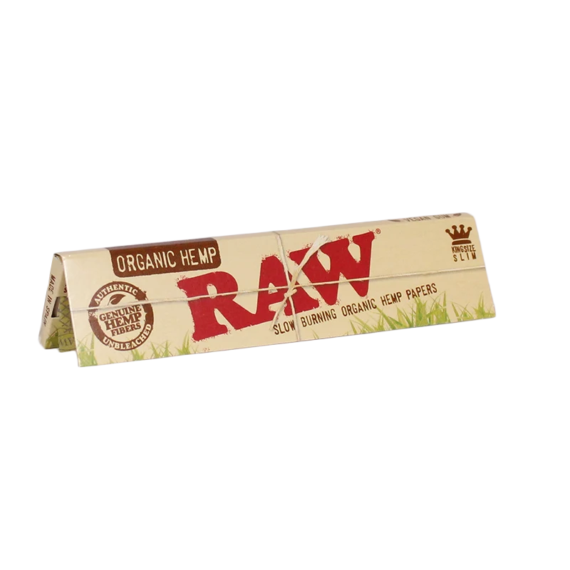 RAW Organic Hemp Papers Kingsize Slim 32 Leaves/Pack