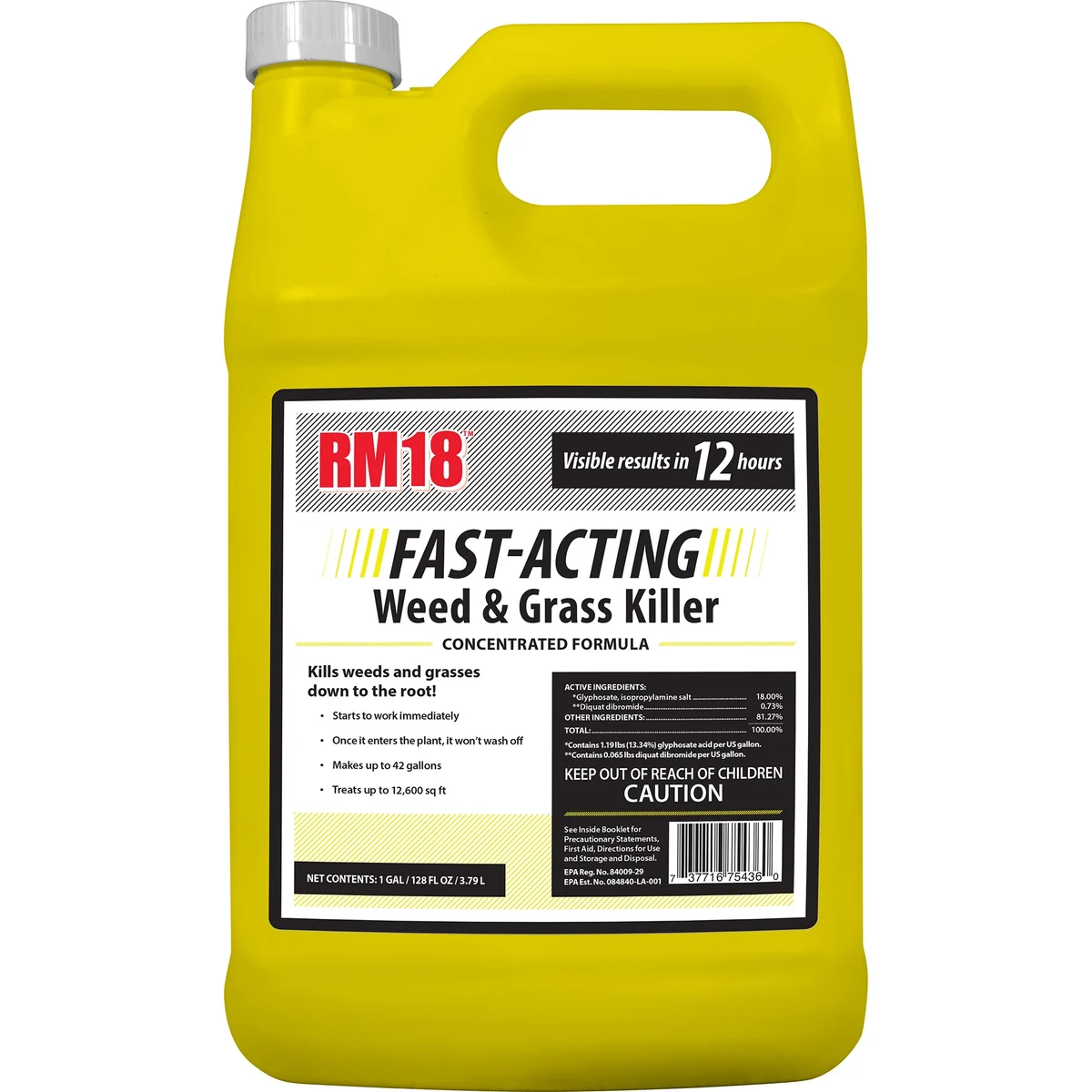 RMI RM18 Fast Acting Weed And Grass Killer With Glyphosate And Diquat - Image 3