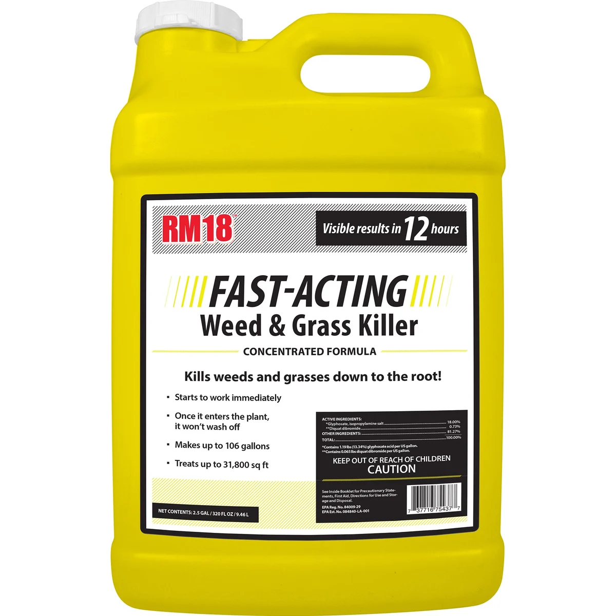 RMI RM18 Fast Acting Weed And Grass Killer With Glyphosate And Diquat - Image 4