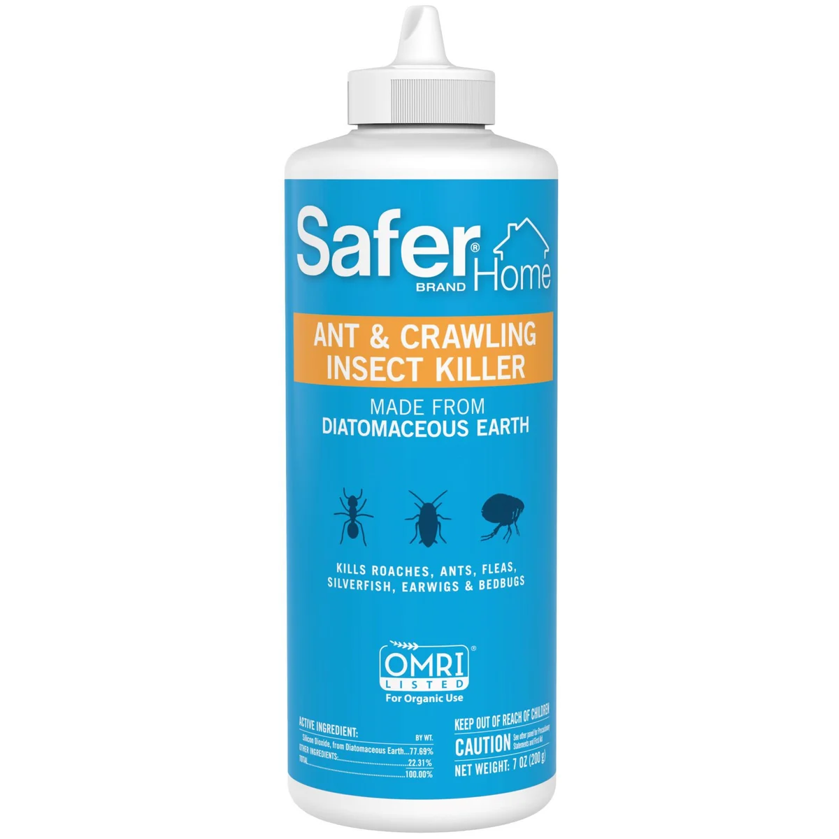 Safer Home Ant & Crawling Insect Killer Diatomaceous Earth OMRI Listed - Image 2
