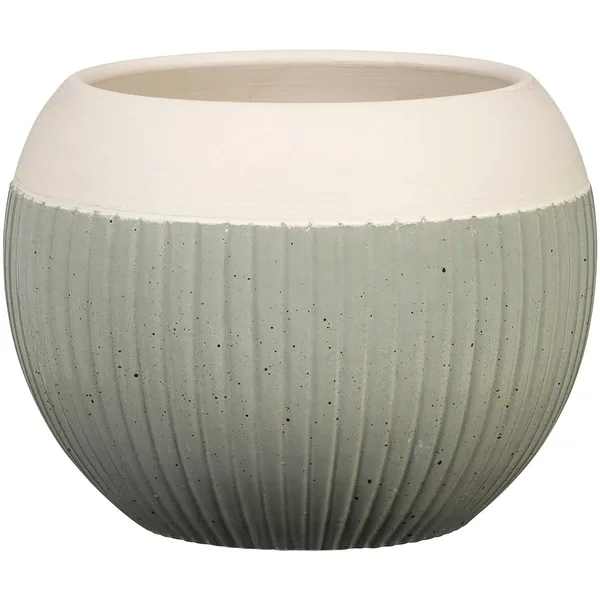 Scheurich 6.25" 719/16 Planter Bola Linea Verde