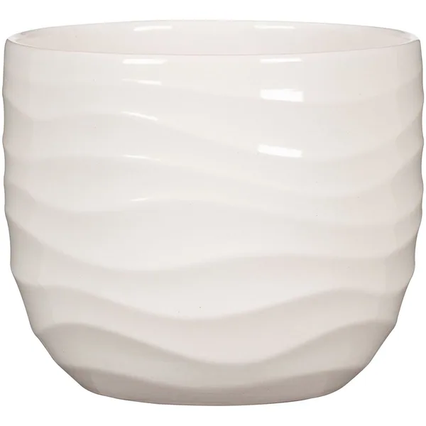 Scheurich 7" 969/18 Planter Bone White