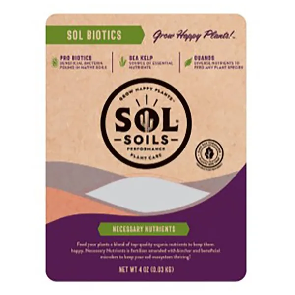 Sol Soils 4oz Biotics Necessary Nutrient