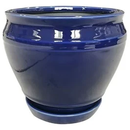 Southern Patio Collins Planter Blue Finish - Image 2