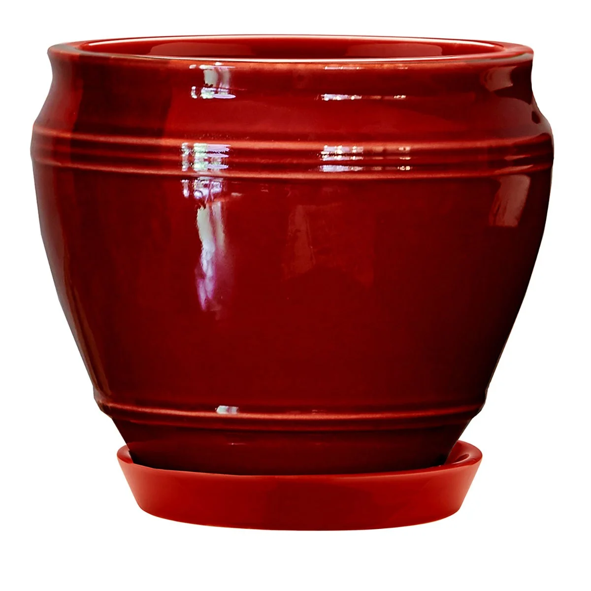 Southern Patio Collins Planter Oxblood Finish - Image 2