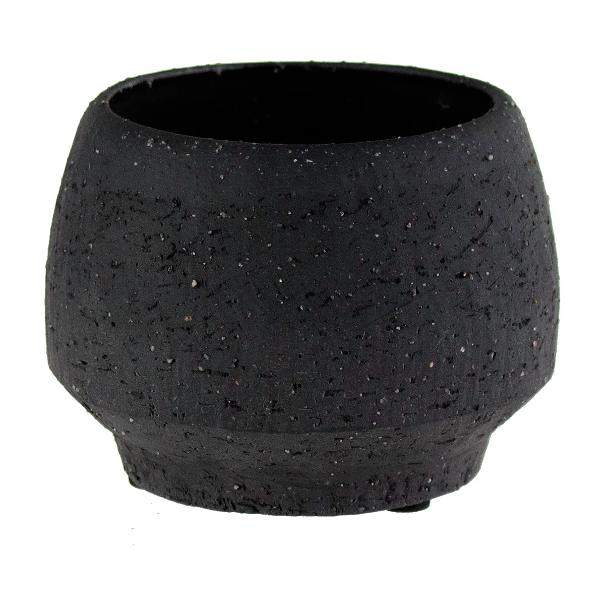 SSI Stoneware Tapered Pot Charcoal - Image 2