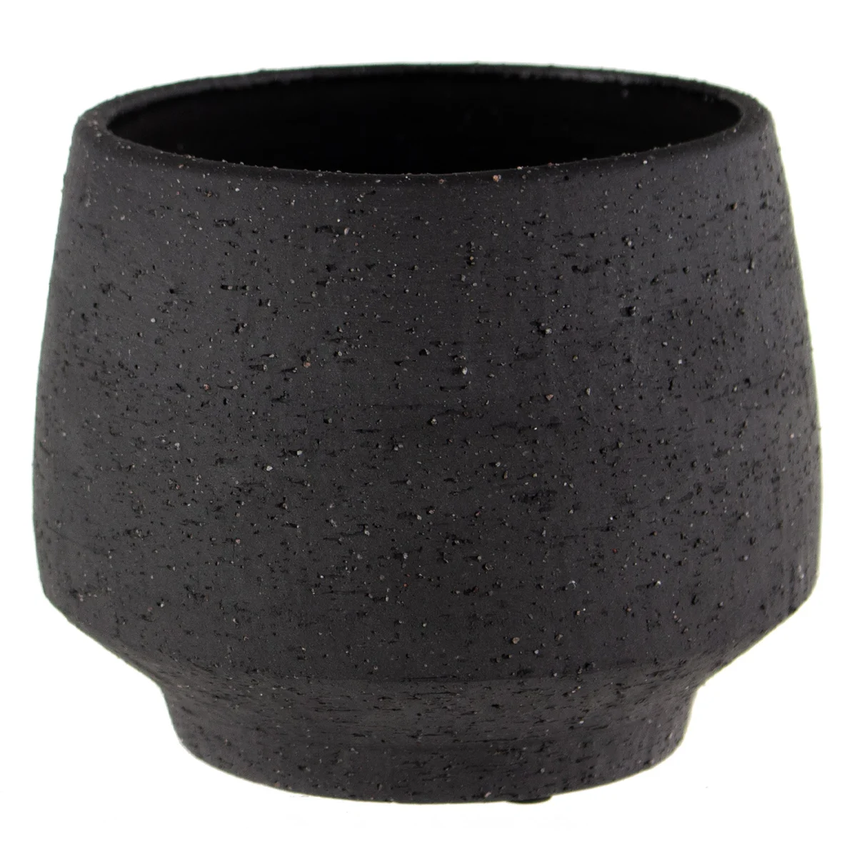 SSI Stoneware Tapered Pot Charcoal - Image 3