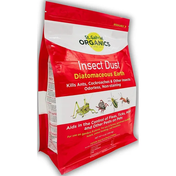 St Gabriel 4 lbs Insect Dust Diatomaceous Earth