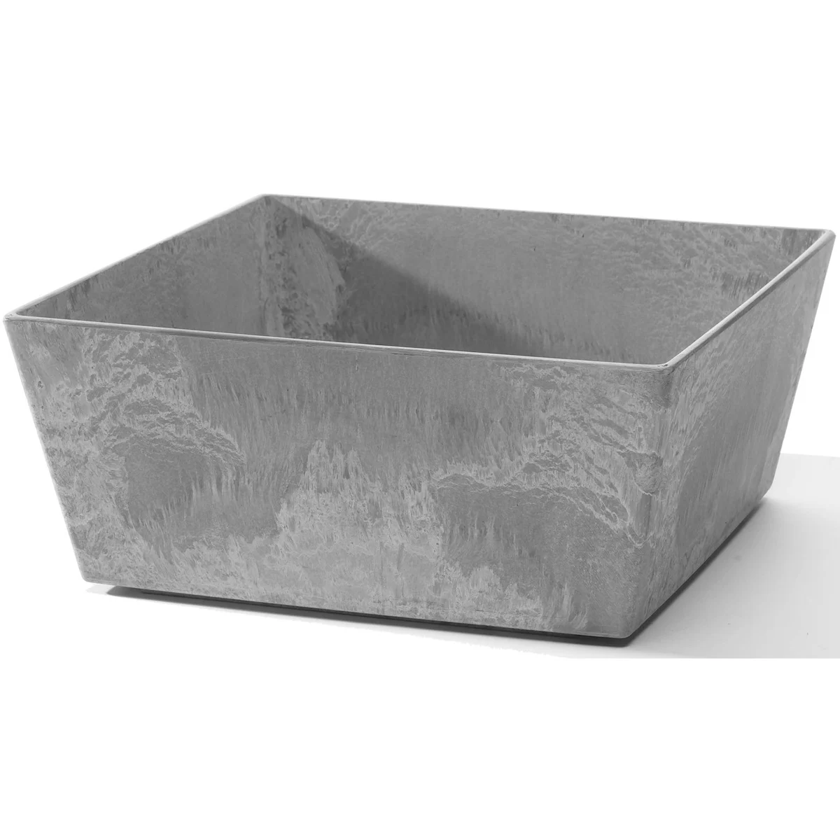 StoneArt Ella Low Square Planter Grey - Image 2
