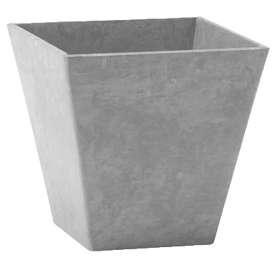 StoneArt Ella Square Planter Grey - Image 2