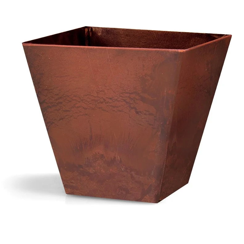 StoneArt Ella Square Planter Rust - Image 4