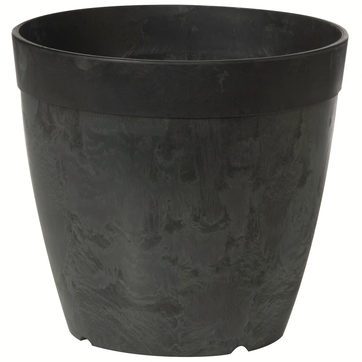 StoneArt Round Dolce Planter Black - Image 3