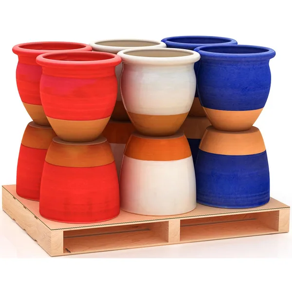Sun Ceramica 36pc Best Selling Large Mixed Plantre Assortment