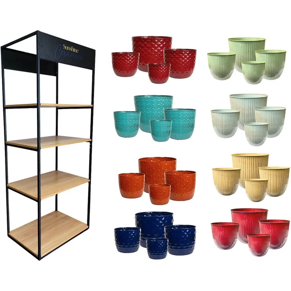 Sun Ceramica 86pc Best Selling Mixed Planter Assortment