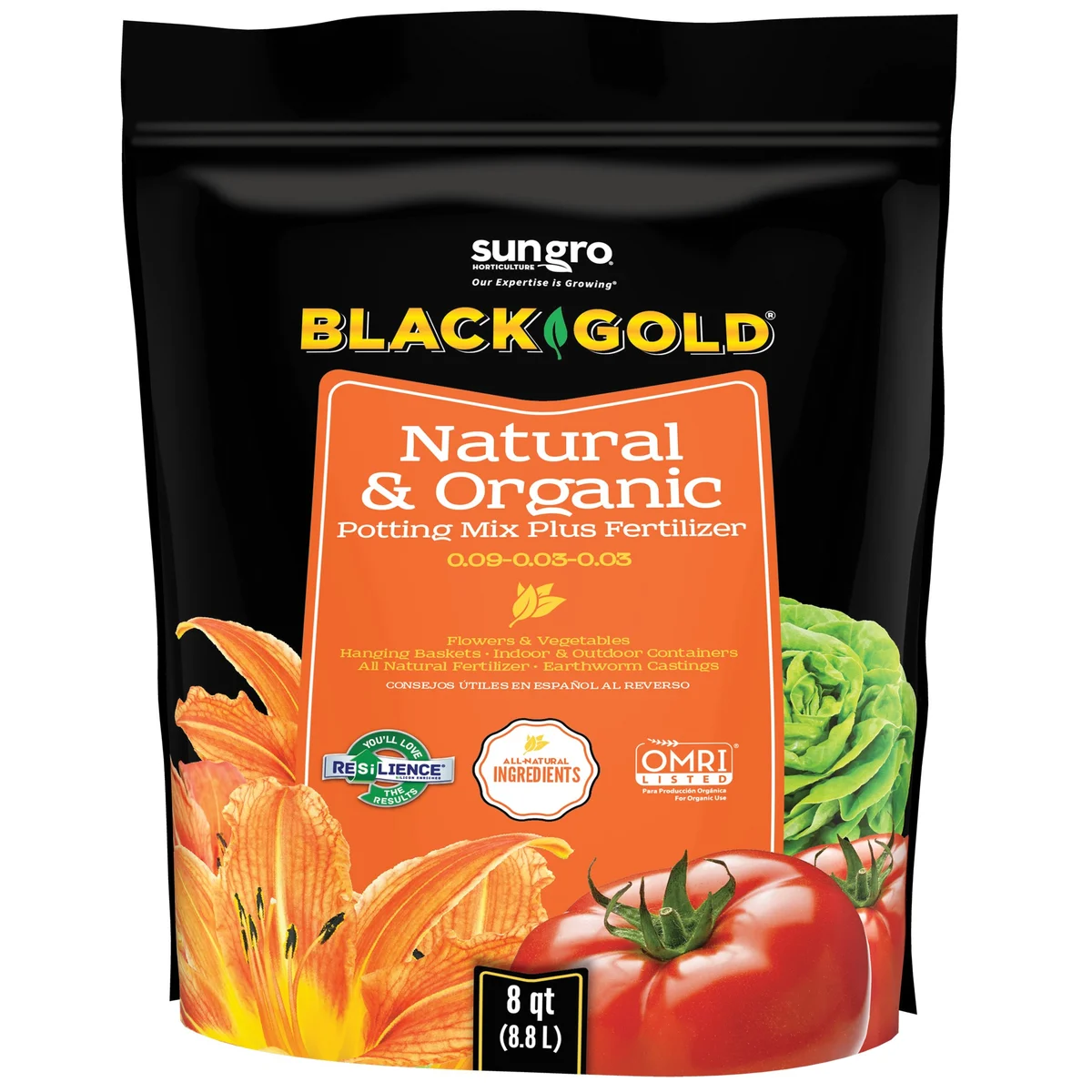 Sun Gro Horticulture Black Gold Natural & Organic Potting Soil - Image 5