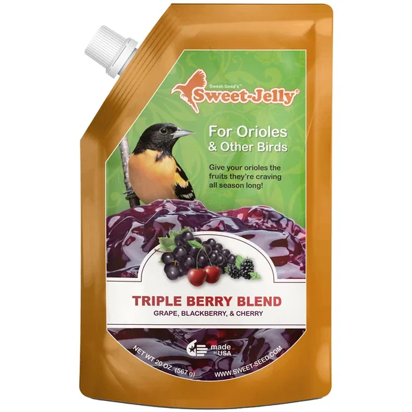 Sweet Seed 20oz Oriole Sweet-Jelly Triple Fruit Blend Pouch