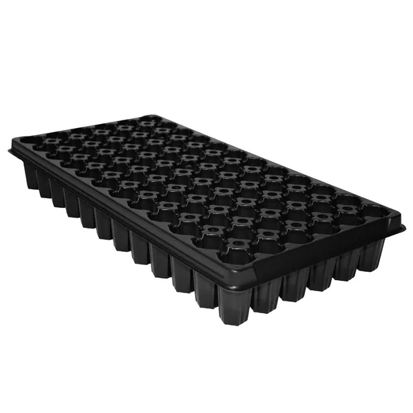 T.o. Plastics #72 STAR PLUG TRAY DEEP STYRENE