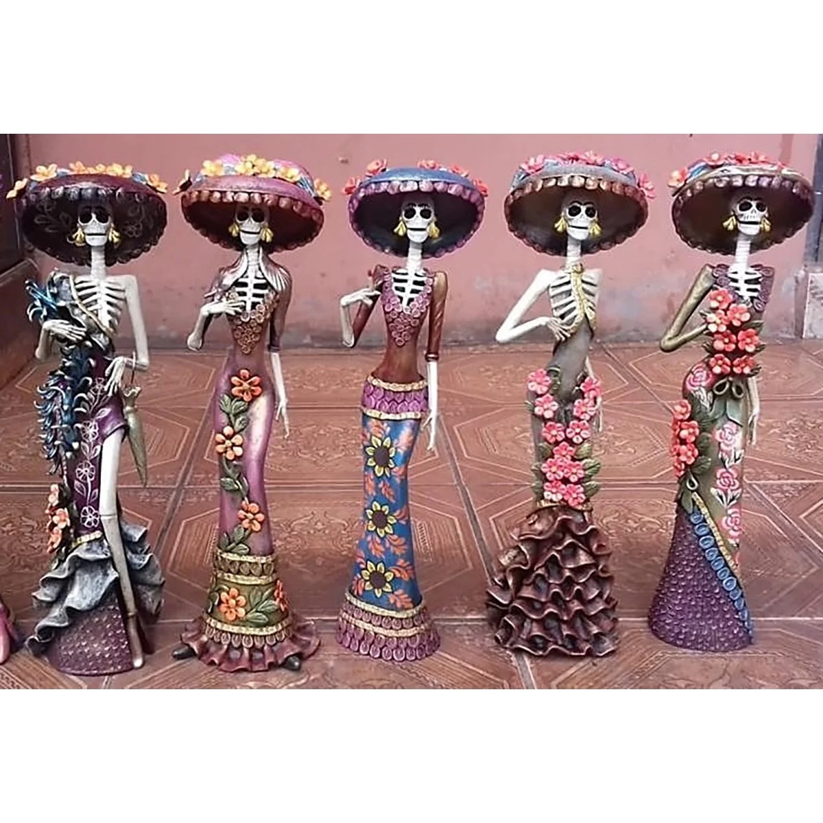 Talavera Catrina Statue - Image 2