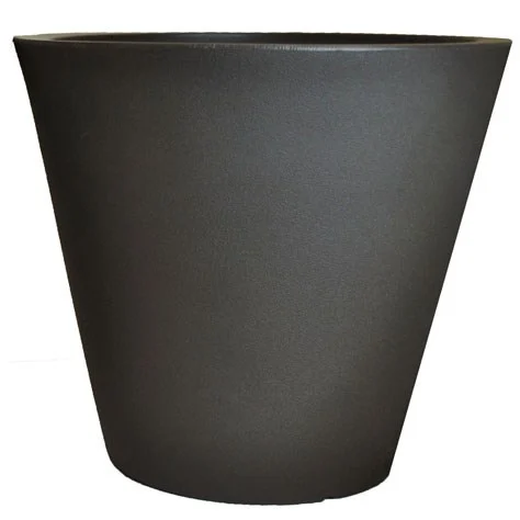 Tusco Cosmo Round Planter Black - Image 2