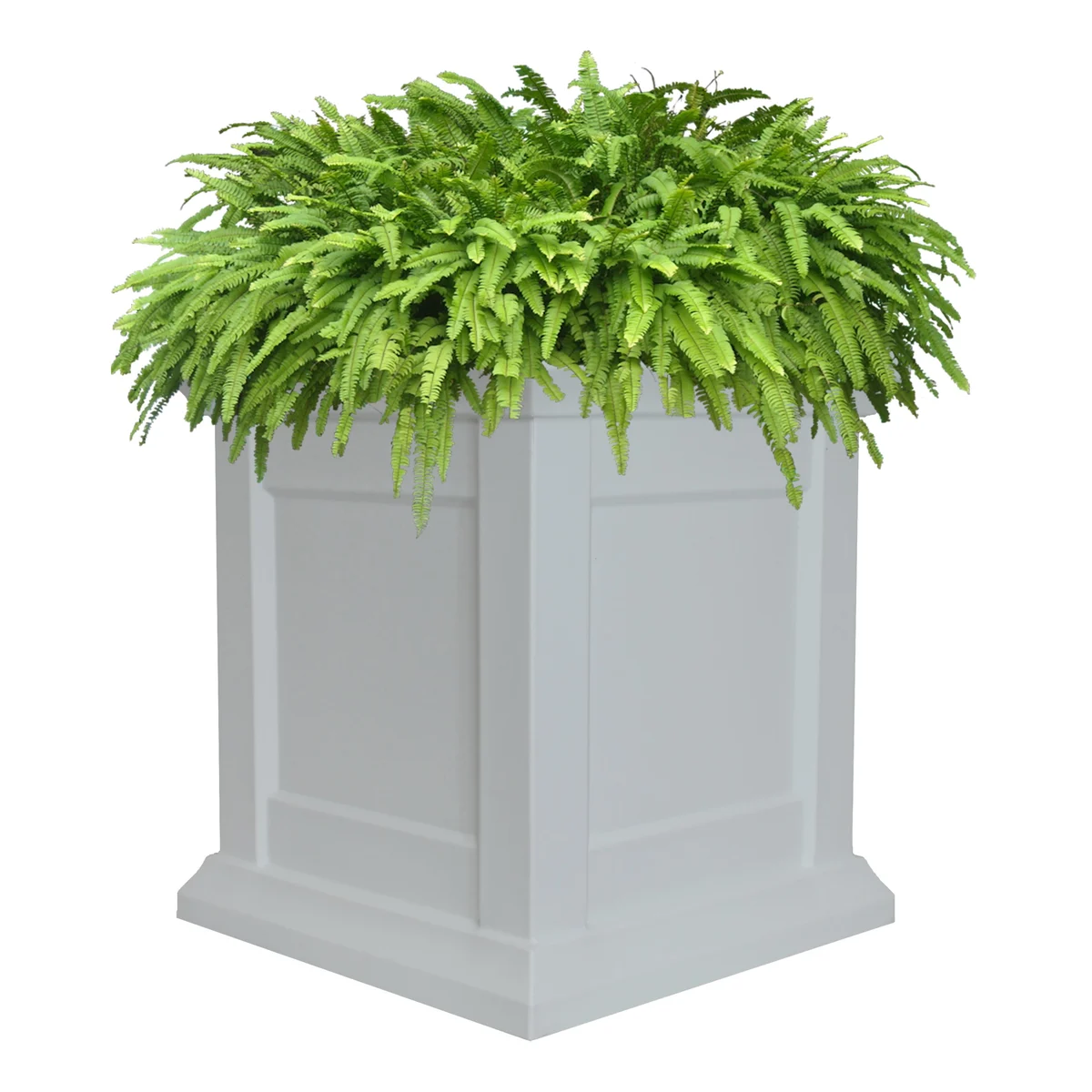 Tusco Modern Colonial White Planter - Image 2