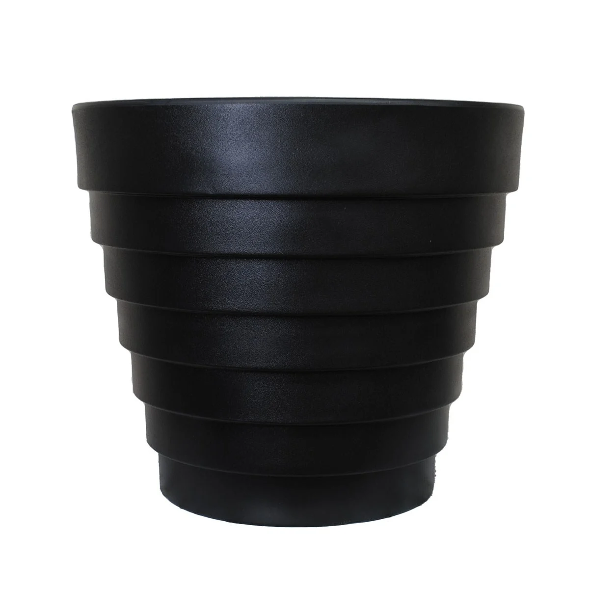 Tusco Variegated Planter Black - Image 2