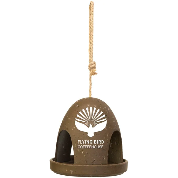 Ultimate Renewable Recycled Coffee Husk Coffee Bean Fly-thru Feeder
