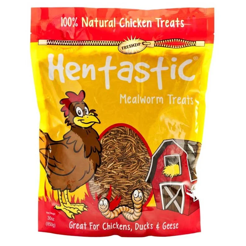 Unipet Hentastic Dried Mealworm Ziplock Pack - Image 2