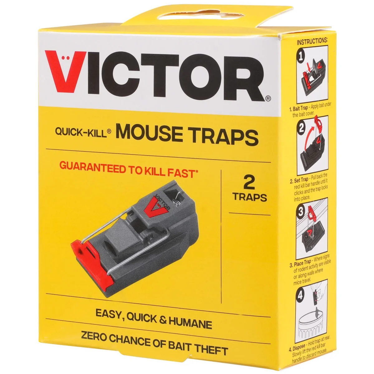 Victor Quick Kill Mouse Trap - Image 2
