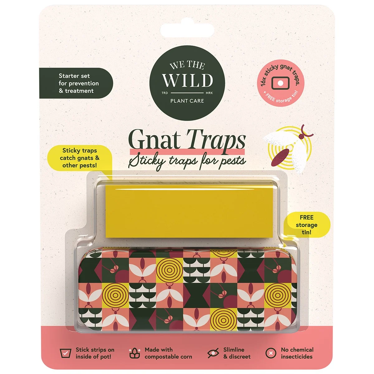We The Wild Compostable Pest Traps with Tin - Image 2